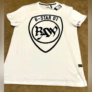 G-STAR RAW “GRAPHIC 10” CREST T-SHIRT SIZE XL BRAND NEW W/ TAGS RARE OOP MODEL!!
